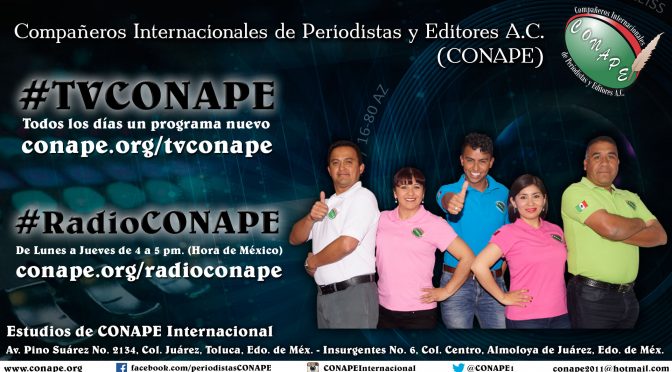 #RadioCONAPE Programa del 29 de mayo de 2017