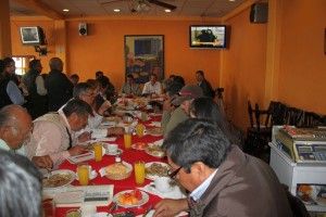 Durante la conferencia de prensa hicieron un llamado amplio y abierto para presentar propuestas este día 25 para contener la violencia e incidencia delincuencial.